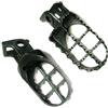 BHYShop Grigio acciaio pedane pedane per 1988 - 1994 CR125 CR250 CR500 CR 125 250 500