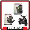 GSC RICAMBI SRL KIT PASTIGLIE PASTICCHE FRENO FRENI FERODO ANTERIORI E POSTERIORI COMPATIBILI PER PIAGGIO NRG 50 POWER DD DAL 2005 IN POI - NRG 50 POWER SILVER BULLET DAL 2005 IN POI FDB313 - FDB2057