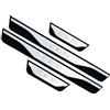 GZBFTDH Protezione dell'ingresso della portiera dell'auto, Parti per Mazda cx-30 CX30 2020 2022 Piastra antiscuffie per Pannelli dei batticalcagno 4 Pezzi, Acciaio Inossidabile(Argento)