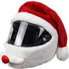 Pomurom Copertura casco moto peluche, Copertura Protettiva per Casco da Moto, Copri Casco Integrale Moto, Copricasco Divertente, Casco decorazione di Natale, Regalo per uomini donne (Casco Non Incluso)