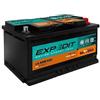 La Casa della Batteria Batteria Auto Expedit Moving Energy Tech Batteria 12v Batteria Auto 110Ah 950A Start&Stop L6 VR950 DX Dimensioni 39.4x17.5x19 cm Senza Manutenzione Pronta all'Uso Made in Italy