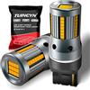 TUINCYN Lampadina T20 W21W LED CANBUS Ambra, WY21W 7440 Indicatori di Direzione Luce Resistenza di Carico Integrata Anti Hyper Flash Codice di Errore Lampeggiatori (confezione da 2)