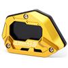 Modeer Per BMW R1250GS Adventure 2018-2023 (Non per veicoli abbassati) Moto Supporto CNC Prolunga Piastra Cavalletto Cavalletto Laterale Pad r 1250 gs adv r1250gsa Accessori (Oro)