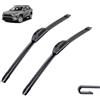 Autopixl Spazzole tergicristallo ibride anteriori per tergicristallo per auto compatibili con Toyota RAV4 XA50 MK5 2018-2023 Spazzole per pioggia per parabrezza, parabrezza, 26+16