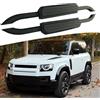 Wusecssy Pedane laterali adatte per Land Rover Defender 90 2020-2025 2026 L663 2 porte, pedana laterale a pedale (modello nero classico)