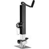 Wiltec Piede stabilizzatore per rimorchi roulotte, max 900 kg, regolabile in altezza con manovella, con pedale e perno di sicurezza