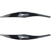 BOHHO Sopracciglio Faro Auto Per BMW Serie 3 E90 E91 2005 2006 2007 2008 2009 2010 2011 ABS Gloss Nero Faro Sopracciglia Palpebra Berlina/Touring 2 Pezzi Faro Palpebra Auto Palpebra