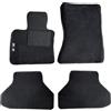 Rebeca Shop® Tappetini Auto Compatibili per X5 | Tappeti Sagomati | In Moquette Nera | Logo Ricamato Battitacco e Clip Di Fissaggio (Compatibili X5)