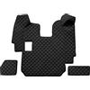 F-CORE Tappeto centrale (per il tunnel) camion compatibile per SCANIA R 01.05-12.10 MANUAL NERO