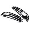 JKAPCYJFHF 2 griglie fendinebbia anteriori per Audi A3 8P S-Line 2009-2012 a nido d'ape