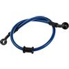 MOCNT Tubo Freno Moto 60cm Acciaio Intrecciato Blu, 10mm, 900cm, 1 Pezzo