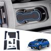 Ruiya per Renault Clio 5 (Automatica) 2020-2023 2024 Antiscivolo Interno Tappetini, Clio 5 Tappetini Gomma Tappetini in Gomma per Auto Tappetino Bracciolo Protezione Accessori Clio 5