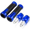 Generico Moto Manubrio Manopole Per Yamaha Majesty 125 250 400 2005 2006 2007 2008 2009 2010-2023 2022 Manopole per manubrio da 22 mm per moto, estremità delle manopole per manubrio, manopole per manubrio