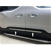 Generic Boa Line - Streamer per porte laterali in acciaio inox, 4 porte, 4 pezzi, compatibile con Peugeot Rifter 2018
