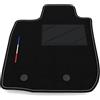 Somer Car Tappetino Auto SOLO LATO GUIDA 1pz compatibile con Dacia Duster 4WD 2010-2014 | 1 tappeto su misura in moquette, bandiera francia