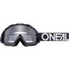 O'NEAL | Occhiali da bici e motocross | MX MTB DH FR Freeride | Lenti 3D di alta qualità da 1,2 mm per la massima chiarezza, protezione UV | Occhiali B-10 | Adulto Unisex | Nero Bianco | Taglia unica