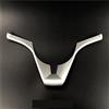 DEMULAX Car Styling Volante Trim Cover Adesivo cromato Accessori auto, for Chevrolet, for Cruze, for Trax, for Tracker, for Sonic, for ONIX, for AVEO, for Orlando Decorazione del volante(Silver Matte)