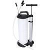 Wiltec Estrattore Manuale Olio Motore fluidi con Serbatoio 9 Litri 3 Tubi Pompa di aspirazione