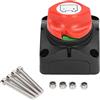 Akozon Interruttore Isolatore Batteria 12‑36V 275A Interruttore Stacca Batteria On Off Isolatore Interruzione Alimentazione 2 Posizioni Interruttore Principale Interruttore Interruzione Kit per Auto Veicolo