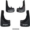 accessorypart Compatibile con Renault Kangoo 1997-2025 Parafanghi Anteriori e Posteriori Set del Veicolo 4 Pezzi Nero