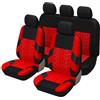 HNHPY Auto Set Coprisedili per Ford KA RU8 2008 2009 2010 2011 2012 2013 2014 2015 2016, Anteriori e Posteriori Antiscivolo Coprisedile Traspirante Protezione Sedile Accessori,Red