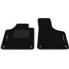 Somer Car Kit Tappetini Auto SOLO ANTERIORI 2pz compatibili con Audi A3 8P 3 porte 2003-2012 | Set 2 tappeti anteriori su misura in moquette, bandiera Italia