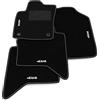 Somer Car Tappetini compatibili con Toyota Hilux - Cabina Doppia 2016-2025, Ricamo 4x4, Kit tappetini Auto Personalizzati, Set tappeti in Moquette, Tappeto Auto