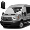 luolety Copertura termica esterna per parabrezza per Ford Transit Custom 2012-2022, impermeabile, copertura per parabrezza anteriore, oscurante, neve, ghiaccio, polvere, protezione solare