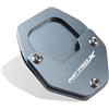 YDADV Accessori Moto Supporto Laterale Base Per Honda NC 750 X Kickstand Pads NC750X 2021-2024 Estensione Laterale Cuscinetto Piedi (Logo Titanio)