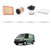 HOFFCAR Kit tagliando 4 filtri compatibile con Ford Transit 2007 2.2 TDCi 114kw dal 2011