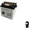 farbrothersonline COMPATIBILE CON PIAGGIO X8 E3 (M36400) 250 2005 A 2008 BATTERIA YB10L-B MIDAC (COMPLETA GIA' PRONTA AL MONTAGGIO) 12V/11AH BATTERIE PER MOTO SCOOTER SPECIFICA 135X90X145