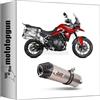 MOTOTOPGUN mivv scarico omologato cat-oem oval titanio compatibile con triumph tiger 900 / gt/pro 2021 2022 mototopgun