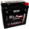Motocar Batteria a gel sigillata pre-attivata BS Sla-Max BTX14HL 12 V 14 Ah 220 CCA