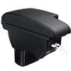 Car Passion Bracciolo Auto Compatibile con Nissan JUKE Dal 2010 al 2019 Console Centrale USB In Pelle Nero Poggiabraccio Vano Portaoggetti