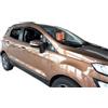 J&J AUTOMOTIVE HEKO Deflettori per Ford Ecosport 2013-2022, 4 pezzi | 4 deflettori HEKO per Ford Ecosport, PMMA 3 mm, fumé, canale del finestrino.