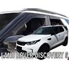 J&J AUTOMOTIVE Deflettori d'Aria per Land Rover Discovery 5 dal 2016, Set da 4 Pezzi, Nero fumé Oscurato Heko