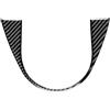 UMDJJU Interior Decorative Per Fiat Per Panda 169 2003-2011 Adesivo Pannello Comandi Centrale LHD RHD Vera Fibra Di Carbonio Morbida(Type 1 Black Carbon)