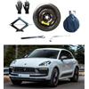 D'ANGELO 1988 Kit Ruotino di Scorta 20 compatibile con Porsche Macan con Cric, Chiave, Guanti e Sacca 145/65r20 NON STA NEL SOTTOVANO!