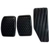 FEILIDAPARTS 3 pezzi acceleratore freno e frizione pedale pad compatibile con Daewoo Matiz 1998-2006 Chevrolet Matiz 2005-Chevrolet Spark 2005-