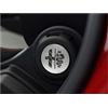 autoCOVR Copertura In Acciaio per Alfa_Romeo MITO - 2 Pezzi Regolazione dei sedili Emblema Targa Inox Metallo Spazzolato Interni Fatto Su Misura Decorazioni Tuning Accessori