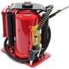 Wiltec Martinetto idraulico a bottiglia 12 t uso pneumatico e manuale Cric Sollevatore rosso