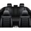 FUNEAER Coprisedili Auto per Dacia Duster,Coprisedili Impermeabili e Antiscivolo Fodere Anteriori E Posteriori Protezioni Traspirante Accessori Interno Nero