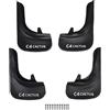 Apline Compatibile con Citroen C4 Cactus 2014-2021 Parafanghi Anteriori e Posteriori Set del Veicolo 4 Pezzi Nero