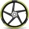 labelbike Adesivi Moto Cerchi Ruote 17 Compatibile con Kawasaki