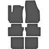 Motohobby Set di tappetini in gomma per Opel Zafira B (2005-2011) per 7 persone - Su misura