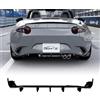 IDENUONA Diffusore paraurti posteriore per Mazda MX-5 Miata ND 2016-2025 Bodykit nero