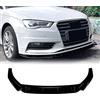 AUSMILA Spoiler per paraurti anteriore con labbro divisore per kit carrozzeria per Audi A3 8V Berlina Standard 2013-2016