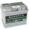 Quantum Magneti Marelli Batteria per auto 60AH 12V 510A EN1 per cassetta L2B