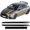 PLMJAKR grafici Adesivi per Gonna Laterale Decorativi, Per Mercedes Benz Classe A W177 V177 A35 A45 A45S W176 AMG Edition 1 Auto Hood Decal Strisce Laterali Gonna Sticker