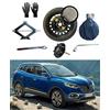 D'ANGELO 1988 Kit Ruotino di Scorta 17 compatibile con Renault Kadjar con Cric, Chiave, Vite, Guanti e Sacca 135/90R17